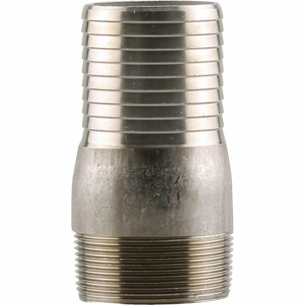 Plumbeeze PLUMB-EEZE 1/2 In. MPT Stainless Steel Insert Adapter UMASS-05